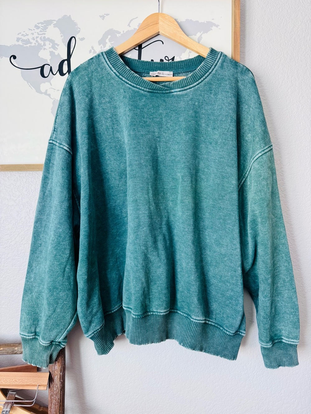 Zenana oversized crewneck pullover